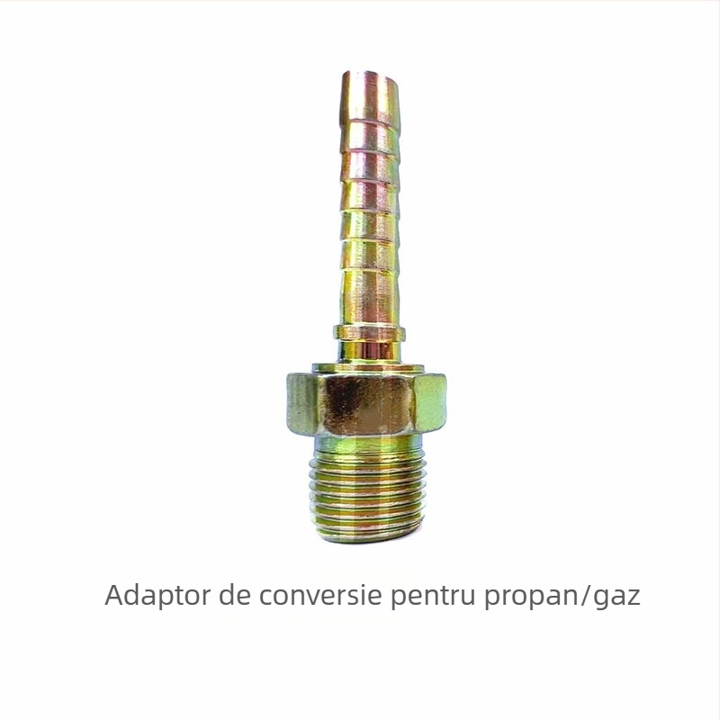 Conector pentru țevi de oxigen cu sârmă din oțel; cuplă din cupru pentru țevi de acetilenă/propan