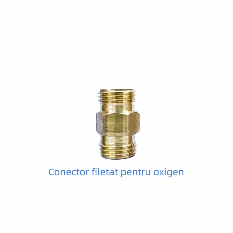 Conector pentru țevi de oxigen cu sârmă din oțel; cuplă din cupru pentru țevi de acetilenă/propan