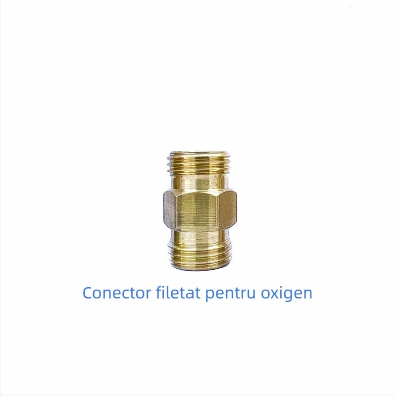 Conector pentru țevi de oxigen cu sârmă din oțel; cuplă din cupru pentru țevi de acetilenă/propan