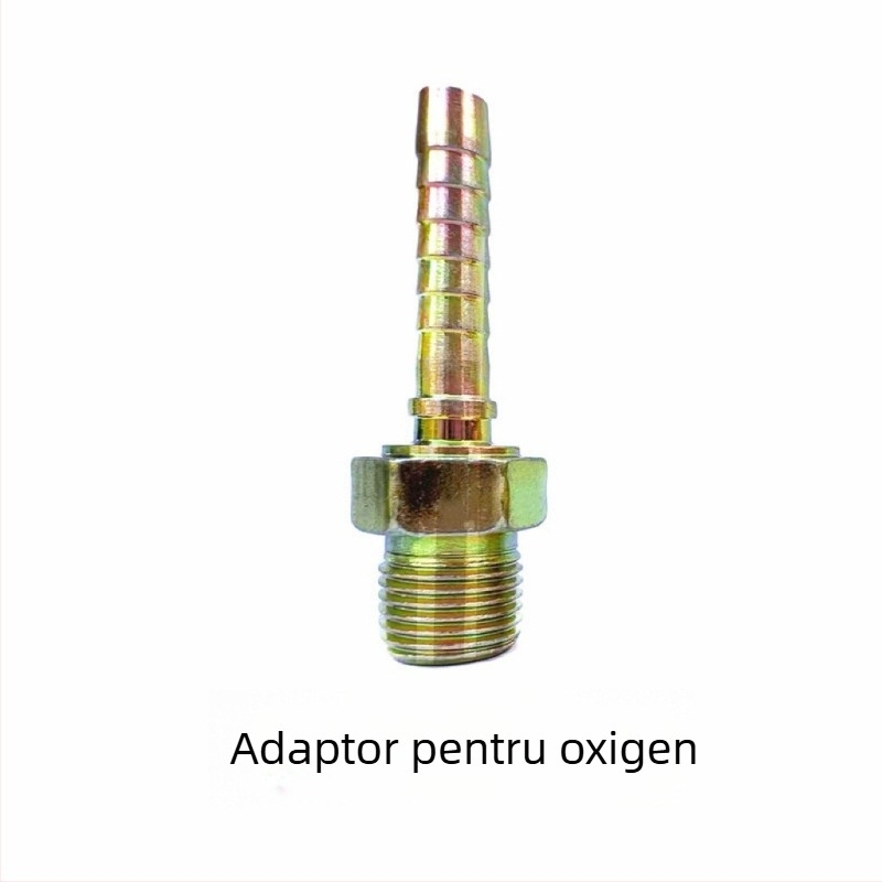 Conector pentru țevi de oxigen cu sârmă din oțel; cuplă din cupru pentru țevi de acetilenă/propan