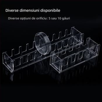 Raft din Plexiglas pentru Petri, set de 5/10 bucăți, vertical, pentru vase Petri cu diametrul 60/90/100/120/150 mm.