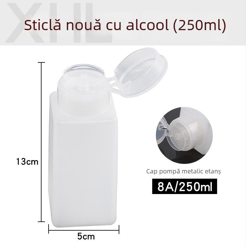 Welder sticle din plastic antistatice pentru alcool, cu capac de apăsare, 100/200/250 ml