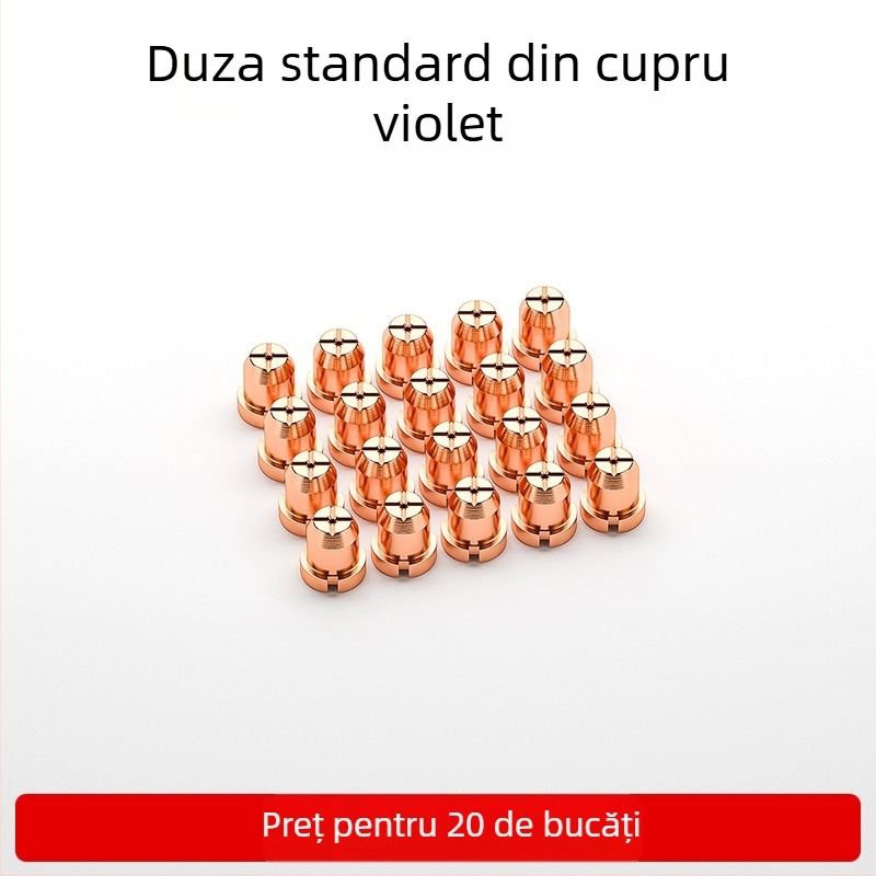 Duza de tăiere cu plasmă 80A LGK63 – set de consumabile pentru duză: duză, electrod, protecție ceramică