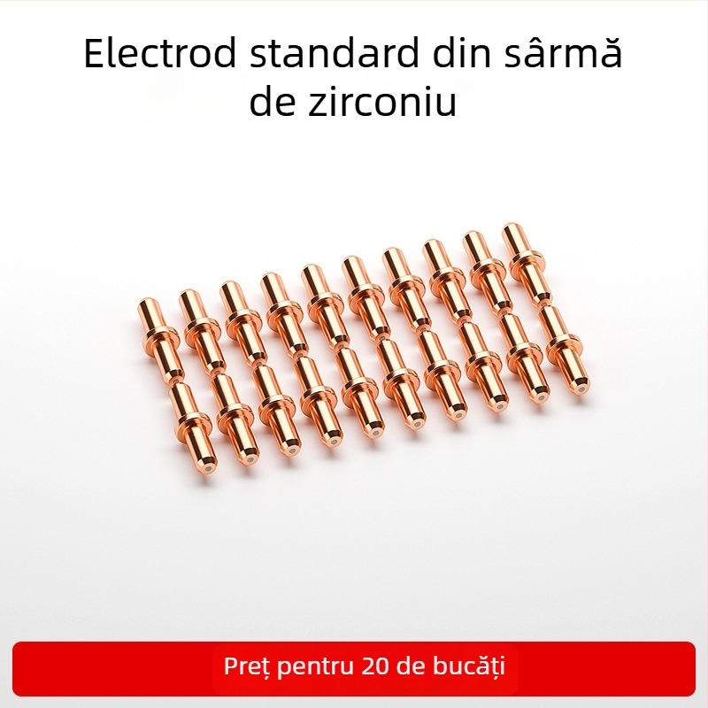 Duza de tăiere cu plasmă 80A LGK63 – set de consumabile pentru duză: duză, electrod, protecție ceramică