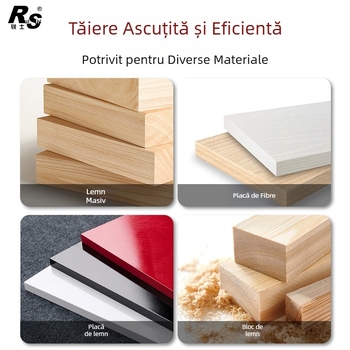 Ruish lamă circulară pentru lemn cu baterie Li-Ion, 5/5,5/6 inch, dinți dovetail, fierăstrău manual