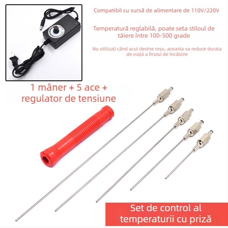 DeBailong stilou încărcabil pentru tăierea spumei – cuțit electric fierbinte pentru spumă, tăiere folie cu bule și placă KT