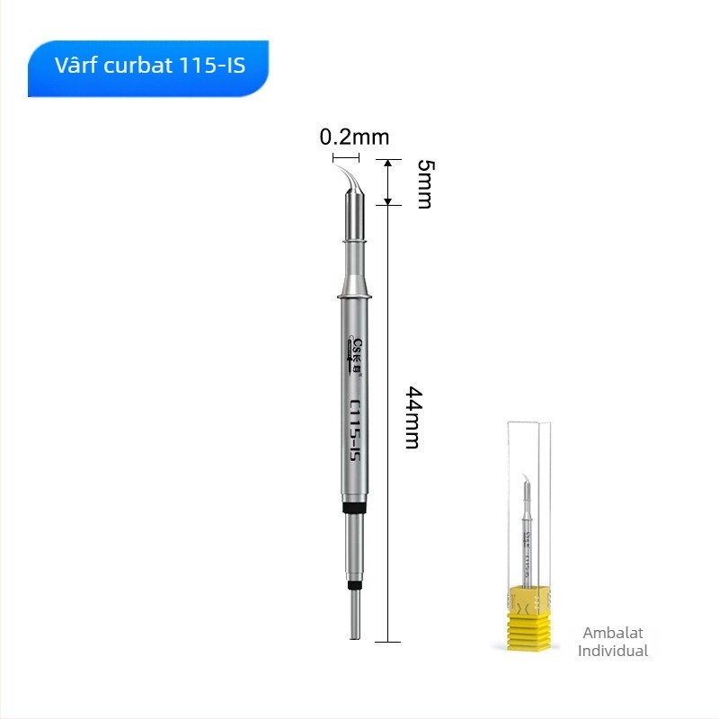 OSS Team Vârf de lipit pentru fier de lipit C210/C115/C245, universal, cu nucleu de încălzire integrat