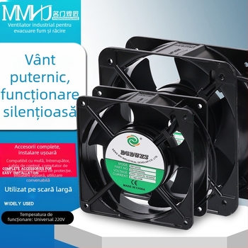 Ventilator silențios JJS pentru evacuarea fumului de sudură, 15×15 cm, 220V
