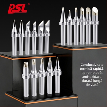 Vârf de lipit BSL 200 pentru fierul de lipit electric, 90W, înaltă frecvență, vârf curbat 203, rezistent la temperaturi înalte, încălzire rapidă