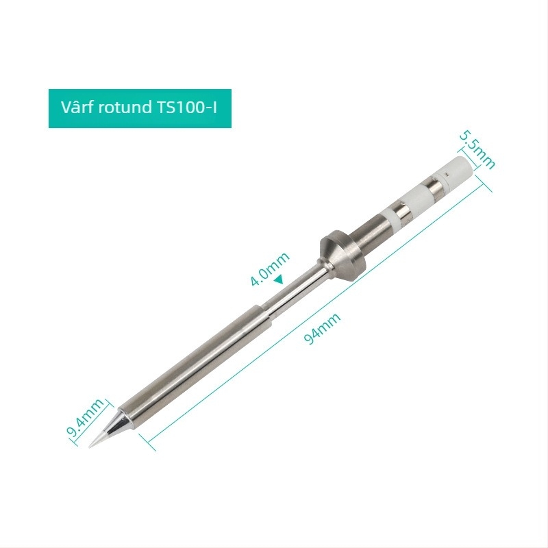 Gust Set de vârfuri pentru un lipitor portabil TS100 cu temperatură constantă – 101 vârfuri: vârf lamă, vârf în formă de copită și vârf ascuțit