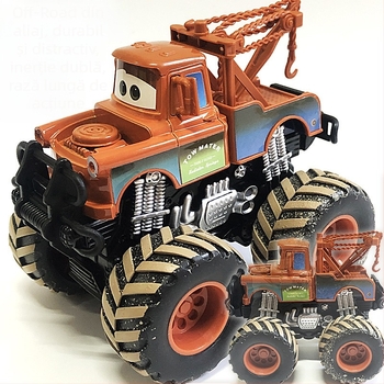 Mașinuță de jucărie Off-Road Bigfoot din aliaj – model static de curse, McQueen