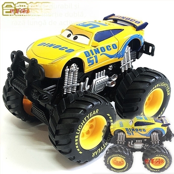 Mașinuță de jucărie Off-Road Bigfoot din aliaj – model static de curse, McQueen