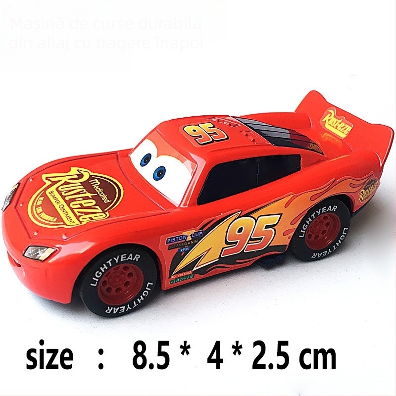Mașinuță de jucărie Off-Road Bigfoot din aliaj – model static de curse, McQueen
