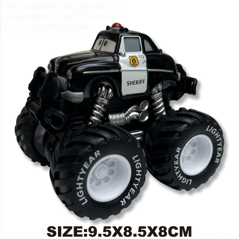 Mașinuță de jucărie Off-Road Bigfoot din aliaj – model static de curse, McQueen