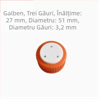 Cap GL45 pentru sticlă de fază mobilă; capac PTFE pentru sticlă Schott de reagenti
