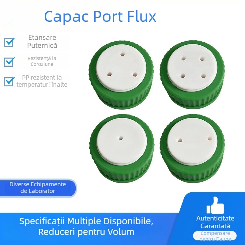 Cap GL45 pentru sticlă de fază mobilă; capac PTFE pentru sticlă Schott de reagenti