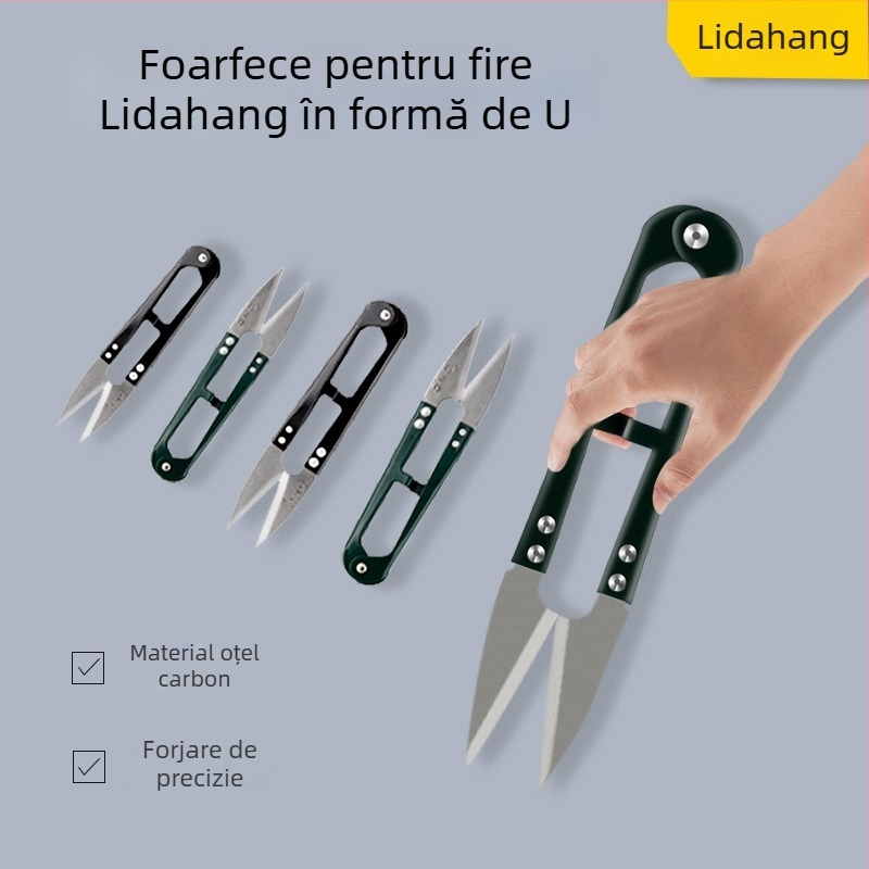 LDH-118W/LDH-118B foarfece pentru fibre, foarfecă în formă de U, cu arc, mici