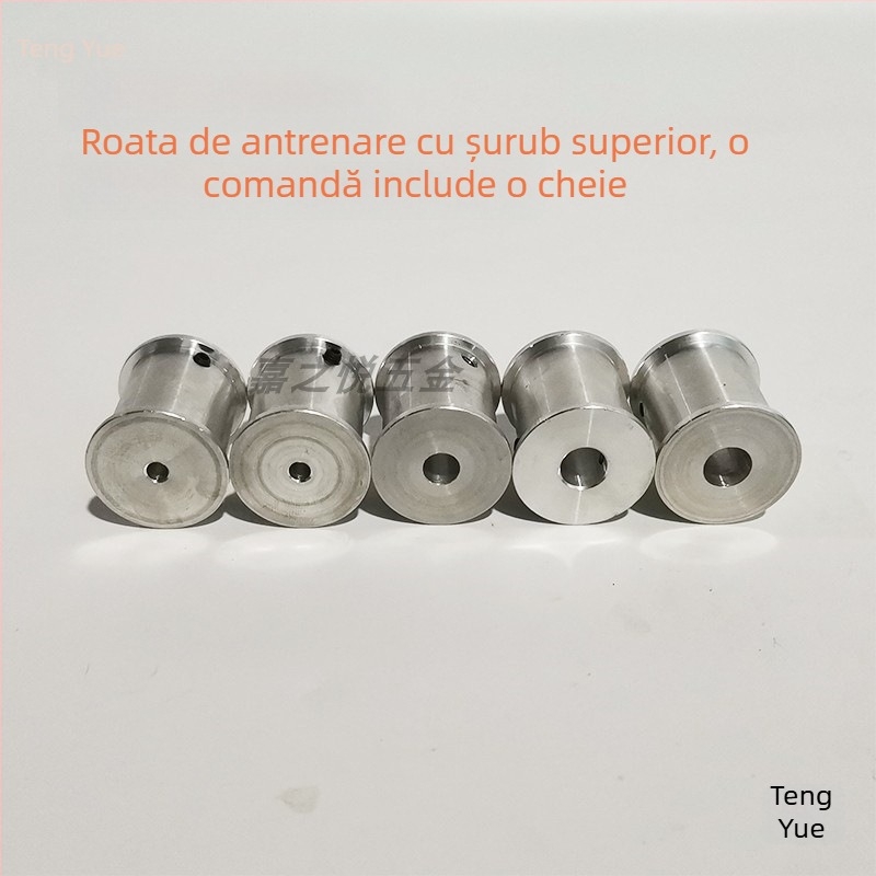 DIY Mini Șlefuitor cu Curea — Roată de Antrenare, Mică Mașină de Șlefuit, Aliaj de Aluminiu, Mini Șlefuitor, Lățime 30 mm, Accesorii pentru Roata de Antrenare