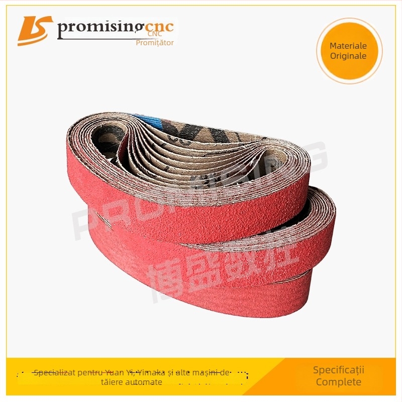 BSSK Yuanyi V6 Mașină automată de tăiere cu bandă abrazivă V9/V8 XK870X - granulație fină P150/P120, granulație grosieră P80/P60