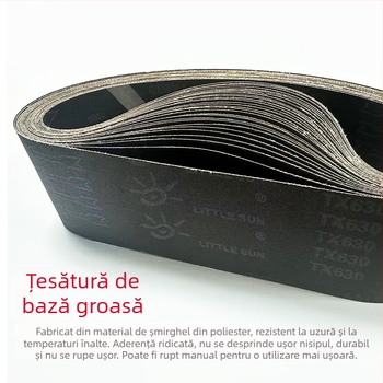 TX630 Little Sun bandă de șlefuit cu îmbinare plată 915 × 100 mm pentru oțel inoxidabil, aluminiu și aliaj de zinc