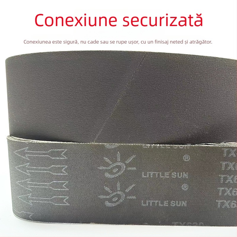 TX630 Little Sun bandă de șlefuit cu îmbinare plată 915 × 100 mm pentru oțel inoxidabil, aluminiu și aliaj de zinc
