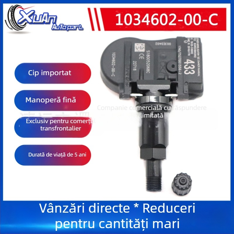 1034602-00-C Senzor TPMS pentru monitorizarea presiunii în pneuri auto