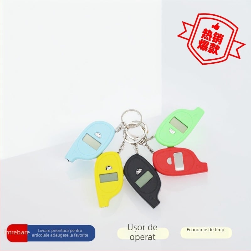 Manometru digital pentru pneuri auto, cu conectivitate wireless Android, 0-100 psi, precizie 0,01 psi