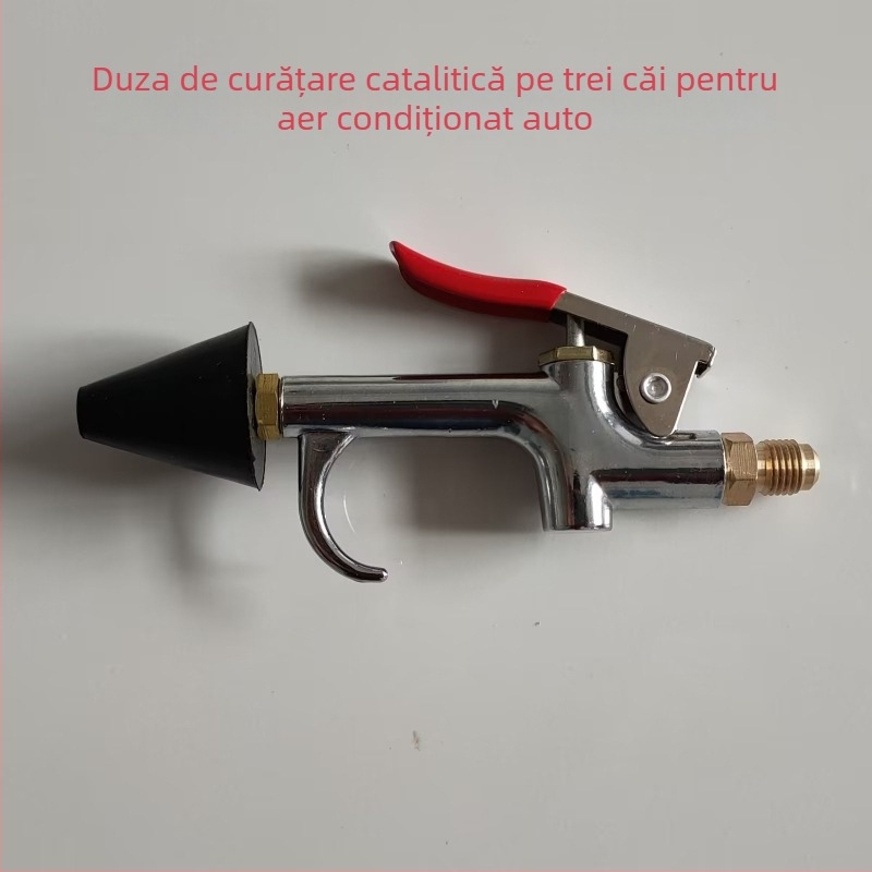 Kit de curățare a climatizării auto fără demontare, sticluță suspendată cu pulverizator și duză pentru părți catalitice de curățare