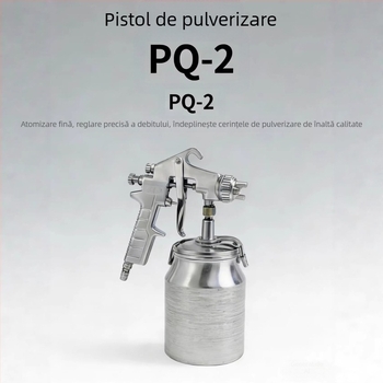 PQ-2/F75 pistol de vopsire pneumatic, cu capacitate mare, rezervor superior și inferior, structură din oțel