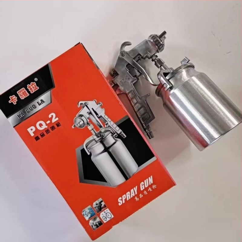 PQ-2/F75 pistol de vopsire pneumatic, cu capacitate mare, rezervor superior și inferior, structură din oțel