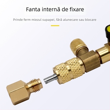 Unealtă pentru montare și demontare a nucleului de supapă al climatizării auto – pentru reparații la domiciliu, fără scurgere de refrigerant