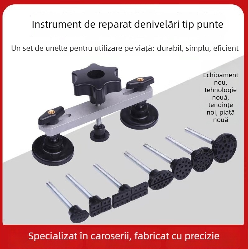 Unealtă pentru repararea denivelărilor caroseriei auto fără vopsire, tip pod