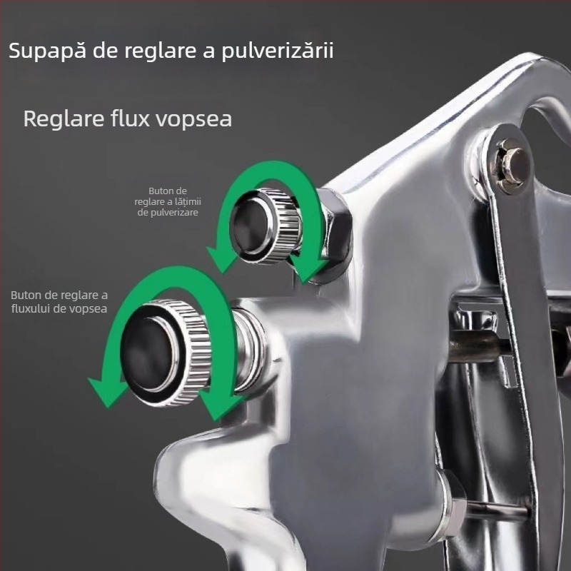 PQ-2 Pistol Pneumatic de Vopsire, cu F75, atomizare înaltă, pentru mobilier și metal