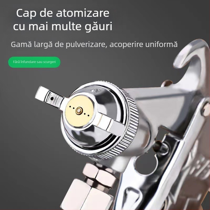 PQ-2 Pistol Pneumatic de Vopsire, cu F75, atomizare înaltă, pentru mobilier și metal