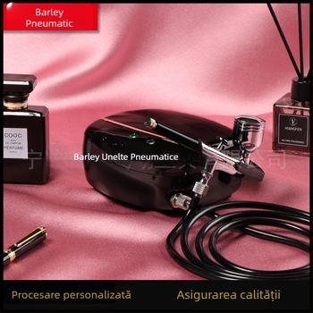 Model mini pompă de aer cosmetic, imprimantă inkjet, injector de oxigen, dispozitiv de curățare, pistol de pulverizare pentru machiaj și artă a unghiilor, tatuaj, tensiune largă