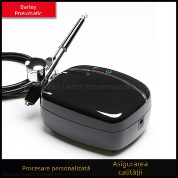 Model mini pompă de aer cosmetic, imprimantă inkjet, injector de oxigen, dispozitiv de curățare, pistol de pulverizare pentru machiaj și artă a unghiilor, tatuaj, tensiune largă