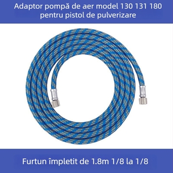 Tubă de conectare pentru pistol de vopsit, furtun pneumatic, 1,8 m