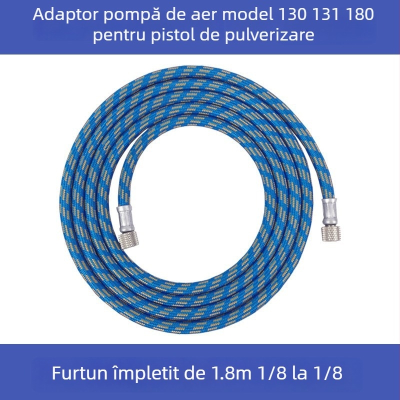 Tubă de conectare pentru pistol de vopsit, furtun pneumatic, 1,8 m