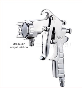 PQ-2 pistol de pulverizare pneumatic cu rezervor inferior – pentru vopsire auto și uz casnic, pentru lemn, metal și plastic