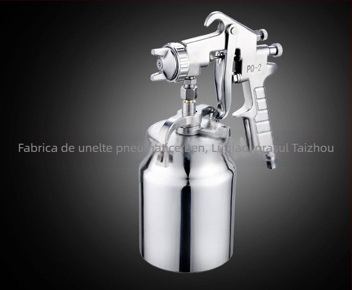 PQ-2 pistol de pulverizare pneumatic cu rezervor inferior – pentru vopsire auto și uz casnic, pentru lemn, metal și plastic