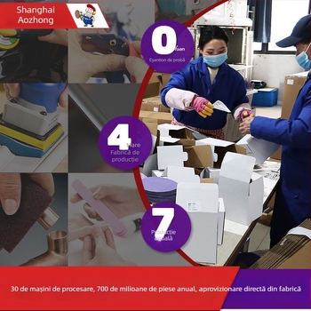 Roată abrazivă din cauciuc pentru șlefuire și lustruire, destinată carcasei și curelei ceasului, pentru suprafețe curbite și metalice