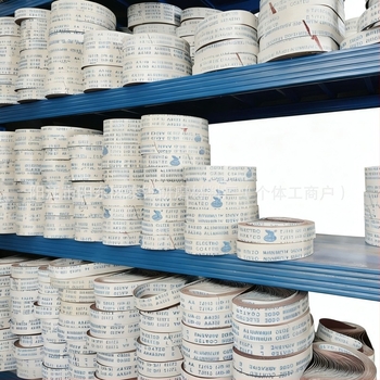 JB-5 Sharp marcă alumina, bandă abrazivă cu bază din pânză moale pentru șlefuire pe oțel inoxidabil și lemn, anti-blocare, lustruire, îndepărtare a ruginii, granulație 60–600