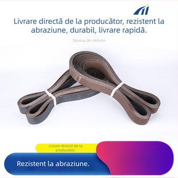 Bandă abrazivă Mitsubishi 3000x100 mm pentru lustruirea metalelor, abraziv din oxid de aluminiu pe bază de pânză, rolă Tianyu