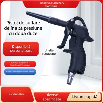 Pistol pneumatic de înaltă presiune pentru suflare praf, curățare auto cu aer și pulverizare cu apă, duză prelungită
