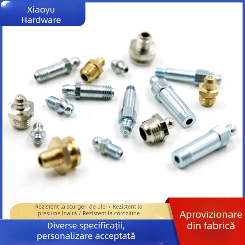 Duză pentru grăsime cu cap de duză, conector M6 pentru duză, accesorii pentru pistol de ungere cu mai multe dimensiuni ale duzelor