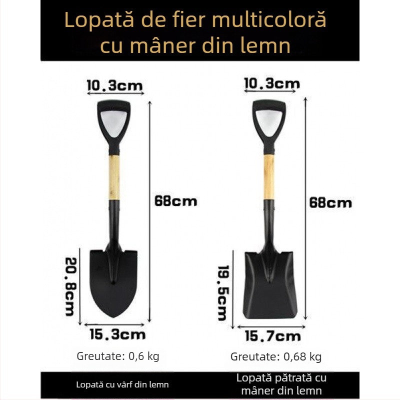 Unelte de grădină multifuncționale: lopățică pentru copii, pentru săpat, transplantare și grădinărit în aer liber
