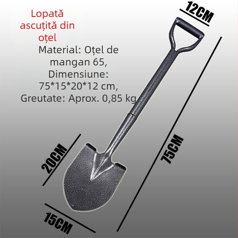 Unelte de grădină multifuncționale: lopățică pentru copii, pentru săpat, transplantare și grădinărit în aer liber