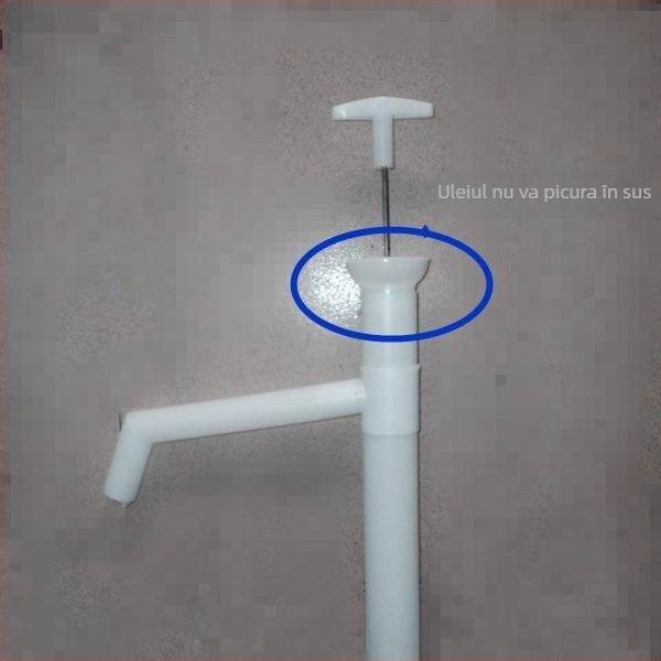 Pompa manuală din plastic pentru ulei cu mecanism glisant