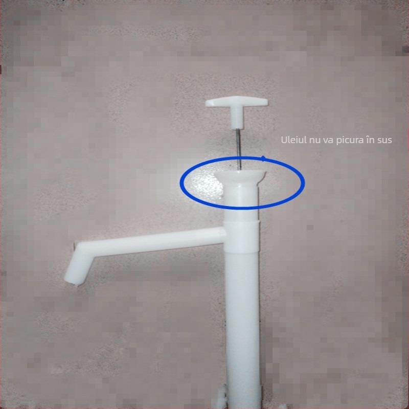 Pompa manuală din plastic pentru ulei cu mecanism glisant