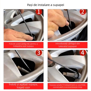 Instrument pentru repararea și montarea valvei de la anvelope